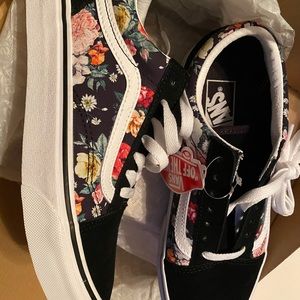 Floral Vans Old Skool